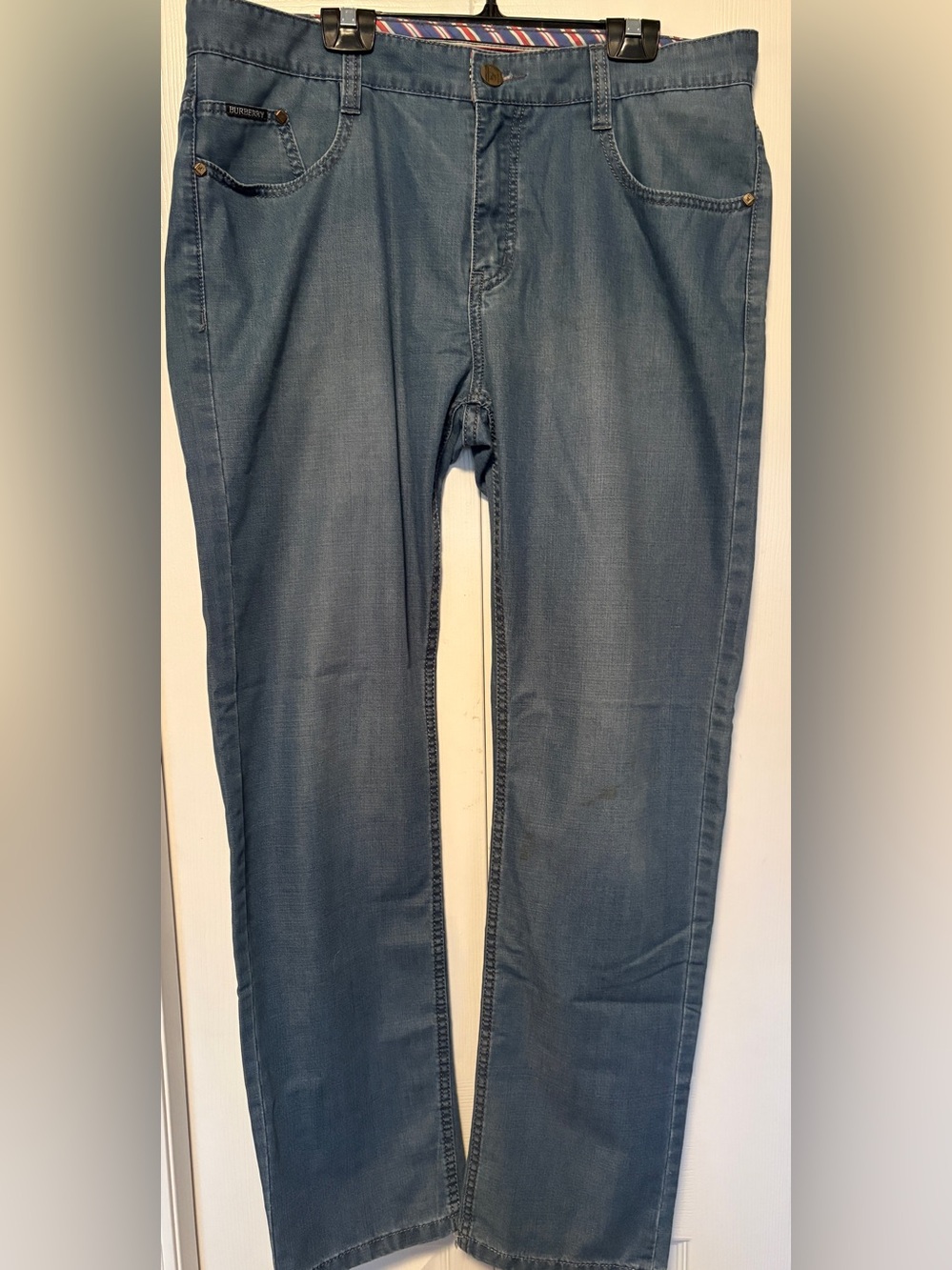 Burberry Brit Steadman Slim Straight Leg Jeans Size 36